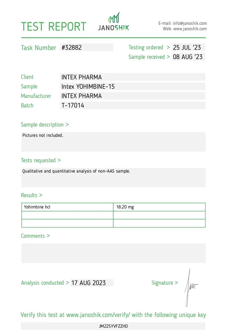 Intex Yohimbine